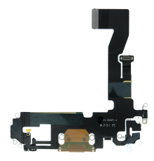 Шлейф iPhone 12 з роз'ємом зарядки gold (Original) PLS-00-00107251