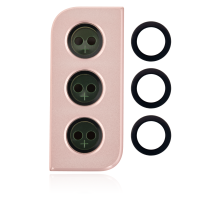Скло камери Samsung G991 Galaxy S21 5G з рамкою phantom pink (Original) PLS-00-00061734