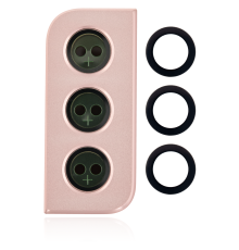 Скло камери Samsung G991 Galaxy S21 5G з рамкою phantom pink (Original) PLS-00-00061734