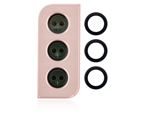 Скло камери Samsung G991 Galaxy S21 5G з рамкою phantom pink (Original) PLS-00-00061734