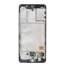 Дисплей Samsung A415 Galaxy A41 (2020) з сенсором та рамкою black (Original Assembled) PLS-00-00148357