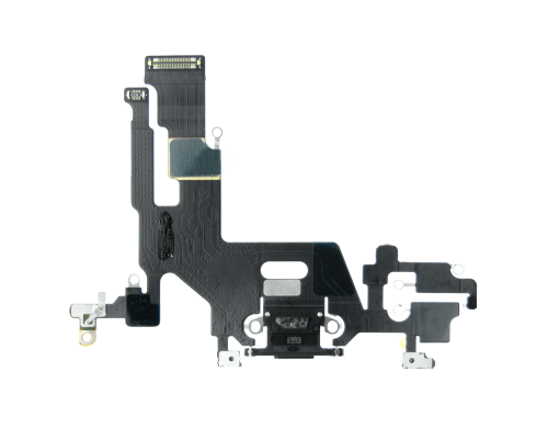 Шлейф iPhone 11 з роз'ємом зарядки black (Original) PLS-00-00107235