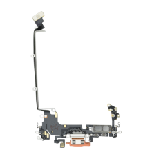 Шлейф iPhone 17 Pro Max з роз'ємом зарядки US orange (Original Used) PLS-00-00152700