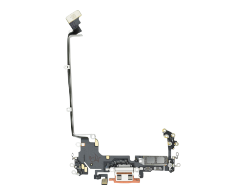 Шлейф iPhone 17 Pro Max з роз'ємом зарядки US orange (Original Used) PLS-00-00152700