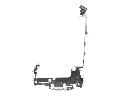 Шлейф iPhone 17 Pro Max з роз'ємом зарядки US orange (Original Used) PLS-00-00152700