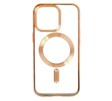 Чохол Fashion Case with MagSafe iPhone 14 Pro Max gold PLS-00-00116370