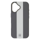 Чохол шкіряний Rally with Magnetic для iPhone 16 gray white PLS-00-00164607
