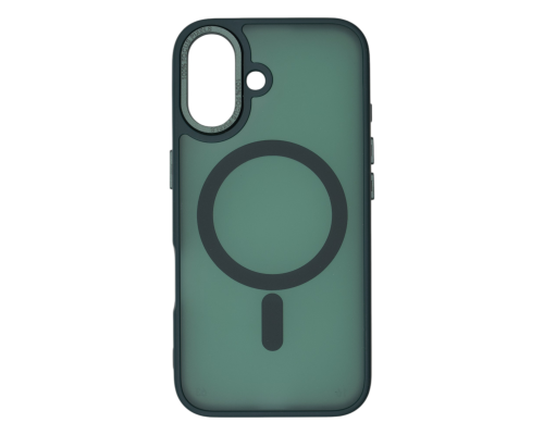Чохол TPU+PC Metal Buttons with MagSafe iPhone 16 green PLS-00-00135472