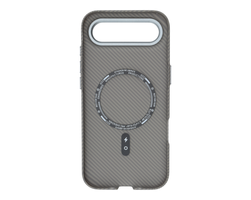 Чохол D Glory Ultra Slim with MagSafe iPhone 17 Air silver carbon PLS-00-00156421