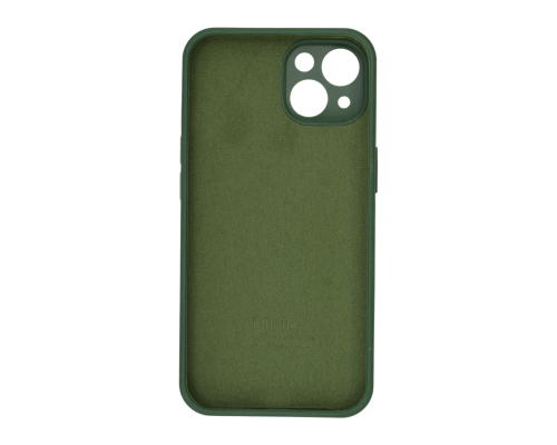 Чохол Silicone Case Full Camera Protective iPhone 13 dark green PLS-00-00104573