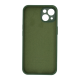 Чохол Silicone Case Full Camera Protective iPhone 13 dark green PLS-00-00104573