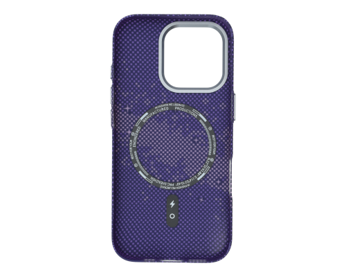 Чохол D Glory Ultra Slim with MagSafe iPhone 16 Pro purple pixel PLS-00-00156411