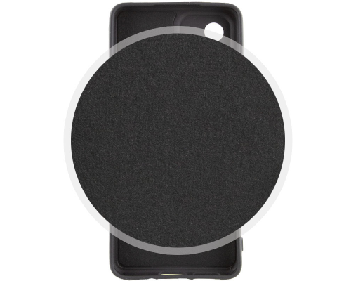 Чохол Silicone Cover Full Camera Samsung A235 Galaxy A23 black PLS-00-00105614