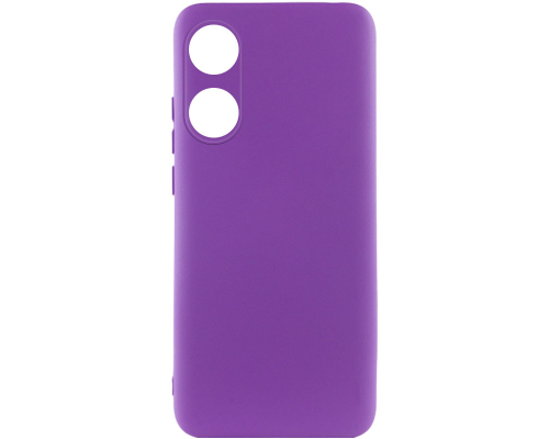 Чохол Silicone Cover Full Camera Oppo A58 4G purple PLS-00-00118196