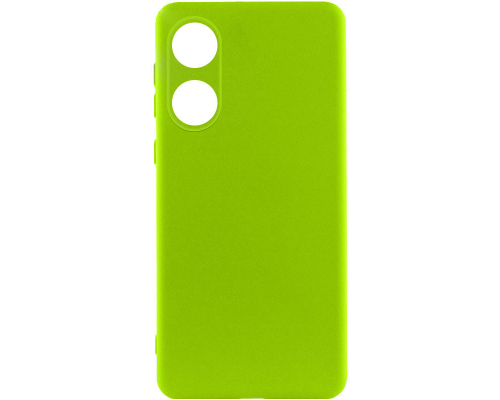 Чохол Silicone Cover Full Camera Oppo A38 (A18) neon green PLS-00-00118169