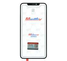 Скло дисплея iPhone XS Max з OCA black (Musttby) PLS-00-00123709