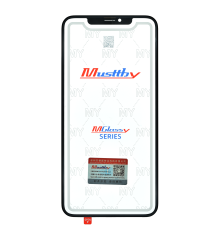 Скло дисплея iPhone XS Max з OCA black (Musttby) PLS-00-00123709