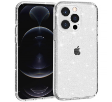 Чохол TPU Glitter iPhone 12 Pro transparent PLS-00-00163281