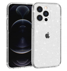 Чохол TPU Glitter iPhone 12 Pro transparent PLS-00-00163281