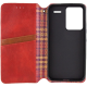 Чохол-книжка Leather Cubic Xiaomi Redmi Note 13 Pro Plus 5G red PLS-00-00131711