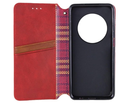 Чохол-книжка Leather Cubic Xiaomi Redmi A3 red PLS-00-00131686