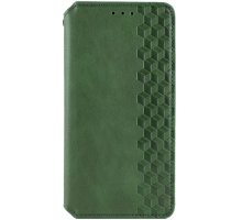 Чохол-книжка Leather Cubic Xiaomi Redmi 13 green PLS-00-00131662