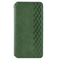 Чохол-книжка Leather Cubic Xiaomi Redmi 13 green PLS-00-00131662