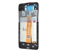 Дисплей Samsung A127 Galaxy A12 (2021) з сенсором та рамкою black (FLYCDI) PLS-00-00140199