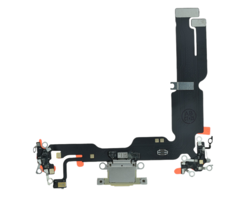 Шлейф iPhone 15 Plus з роз'ємом зарядки yellow PLS-00-00112840