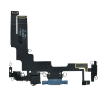 Шлейф iPhone 14 з роз'ємом зарядки blue (Original Used) PLS-00-00127222