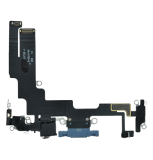 Шлейф iPhone 14 з роз'ємом зарядки blue (Original Used) PLS-00-00127222