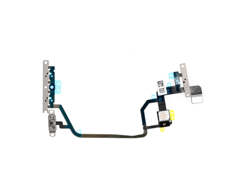 Шлейф iPhone XR з кнопками ввімкнення, гучності та спалахом (Original Used) PLS-00-00046627