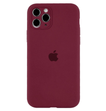 Чохол Silicone Case Full Camera Protective iPhone 12 Pro Max plum PLS-00-00103384