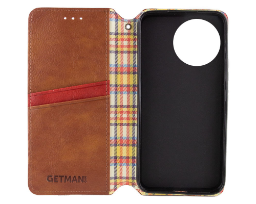 Чохол-книжка Leather Cubic Realme 11 4G brown PLS-00-00162840