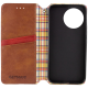 Чохол-книжка Leather Cubic Realme 11 4G brown PLS-00-00162840