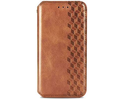 Чохол-книжка Leather Cubic Realme 11 4G brown PLS-00-00162840