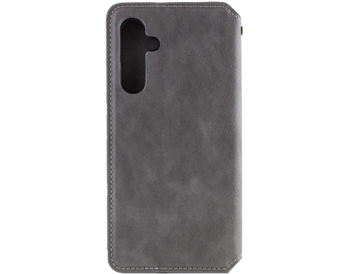 Чохол-книжка Leather Cubic Samsung A175 Galaxy A17 gray PLS-00-00162872