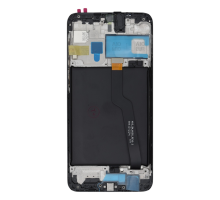 Дисплей Samsung A105 Galaxy A10 (2019) з сенсором та рамкою black (Brand Pack) PLS-00-00131877