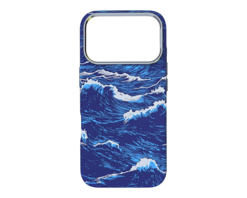 Чохол D Glory Ultra Slim with Magnetic для iPhone 17 Pro blue wave PLS-00-00165978