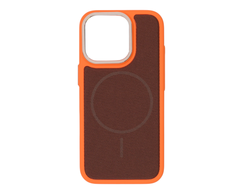 Чохол TechWoven Hybrid with Magnetic для iPhone 15 Pro orange brown PLS-00-00165298
