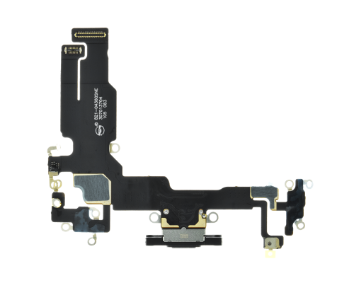 Шлейф iPhone 15 з роз'ємом зарядки black (Original China) PLS-00-00112867
