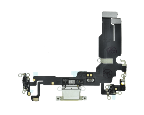 Шлейф iPhone 15 з роз'ємом зарядки yellow PLS-00-00112853