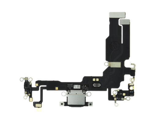 Шлейф iPhone 15 з роз'ємом зарядки black (Original China) PLS-00-00112867