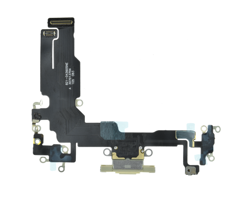 Шлейф iPhone 15 з роз'ємом зарядки yellow PLS-00-00112853