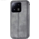 Чохол-книжка Leather Cubic Xiaomi 13 Pro gray PLS-00-00162972