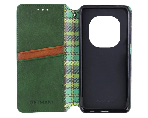 Чохол-книжка Leather Cubic Xiaomi Redmi Note 15 Pro 4G green PLS-00-00163116