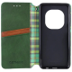 Чохол-книжка Leather Cubic Xiaomi Redmi Note 15 Pro 4G green PLS-00-00163116