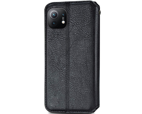 Чохол-книжка Leather Cubic Xiaomi Mi 11 black PLS-00-00162984