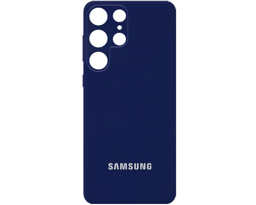 Чохол Silicone Cover Full Camera Samsung S918 Galaxy S23 Ultra midnight blue PLS-00-00105596
