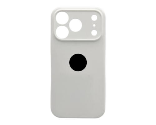 Чохол Silicone Case Full Camera Protective для iPhone 17 Pro Max white PLS-00-00159827
